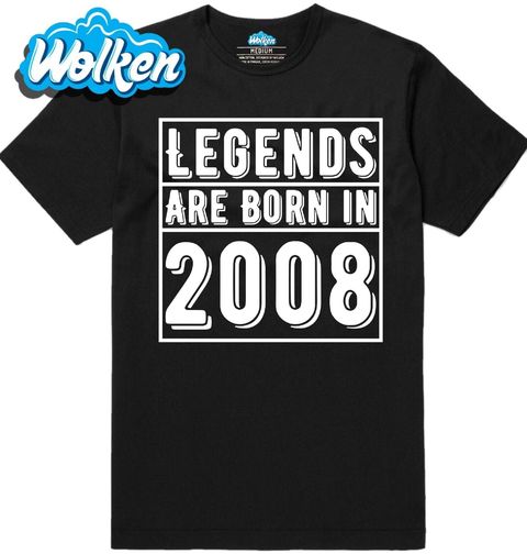 Obrázek produktu Pánské tričko Legendy se rodí 2008 Legends are born in 2008