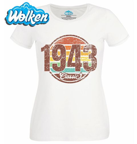 Obrázek produktu Dámské tričko Ročník 1943 Retro Classic