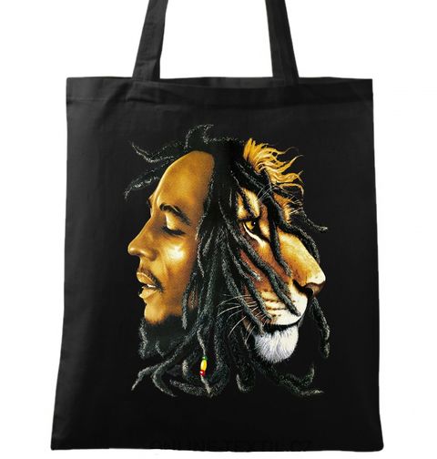 Obrázek produktu Bavlněná taška Bob Marley a Lev