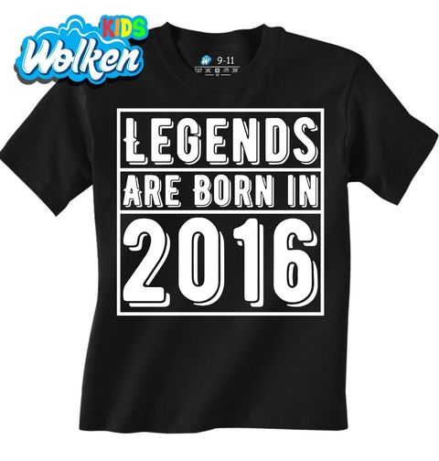 Obrázek produktu Dětské tričko Legendy se rodí 2016 Legends are born in 2016