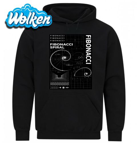 Obrázek produktu Pánská mikina Fibonacciho Posloupnost Fibonacci Spiral