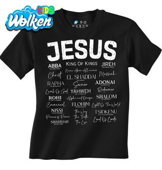 Dětské tričko Biblické Tituly Ježíše Jesus.jpg