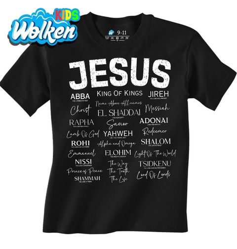 Obrázek produktu Dětské tričko Biblické Tituly Ježíše Jesus