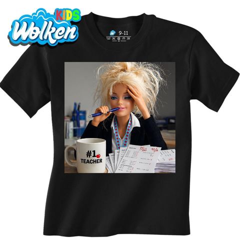 Obrázek produktu Dětské tričko Unavená Barbie Učitelka #1 Teacher