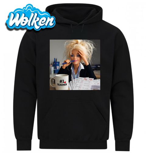 Obrázek produktu Pánská mikina Unavená Barbie Učitelka #1 Teacher