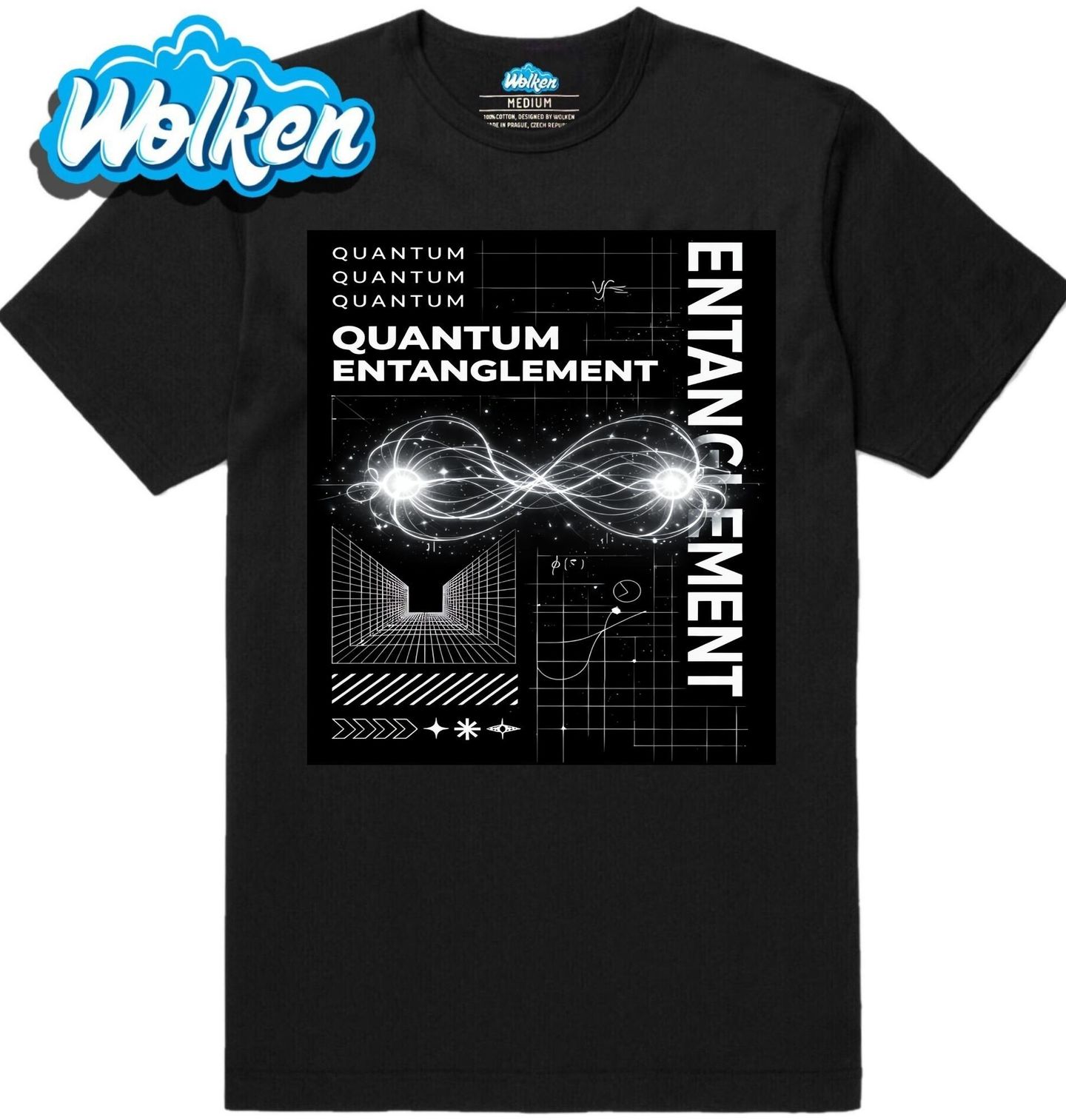 Pánské tričko Kvantové propojení Quantum Entanglement.jpg