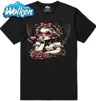 Pánské tričko Růžový Anděl Lásky Cupid.jpg