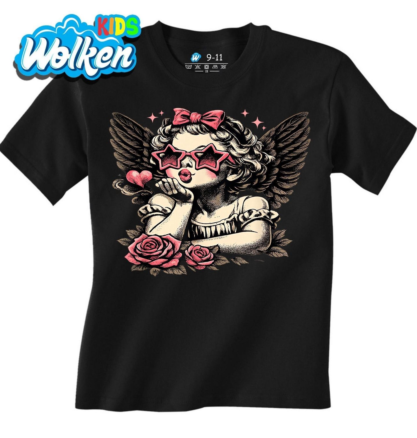 Dětské tričko Růžový Anděl Lásky Cupid.jpg