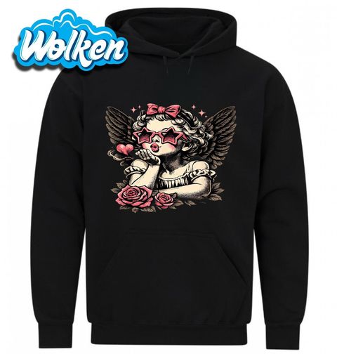Obrázek produktu Pánská mikina Růžový Anděl Lásky Cupid