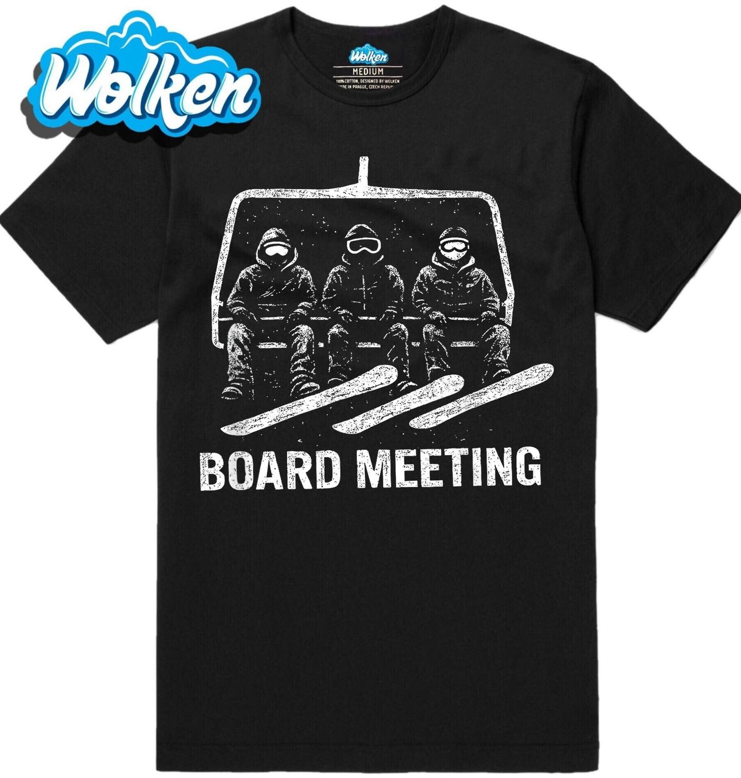 Pánské tričko Snowboard parta Board Meeting.jpg
