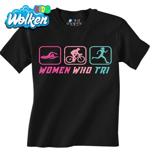 Obrázek produktu Dětské tričko Ženy a Triatlon Bez Limitů Women Who Tri