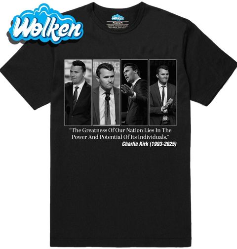 Obrázek produktu Pánské tričko Charlie Kirk Síla Národa