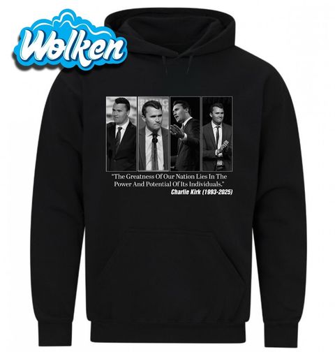 Obrázek produktu Pánská mikina Charlie Kirk Síla Národa
