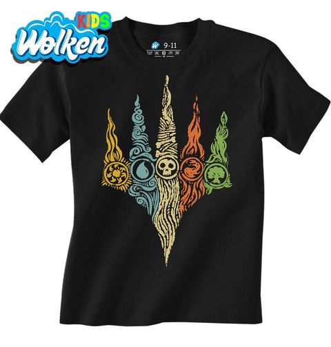 Obrázek produktu Dětské tričko Magic: The Gathering Síla Pěti Živlů