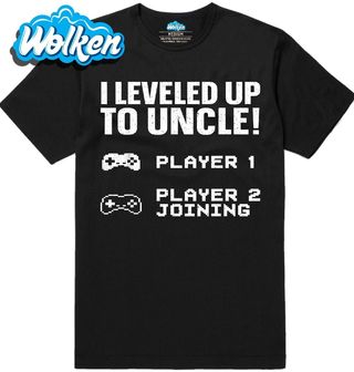 Pánské tričko Level Upnul Jsem Na Strýce! I Leveled Up To Uncle!.jpg