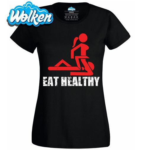 Obrázek produktu Dámské tričko Jez Zdravě Eat Healthy