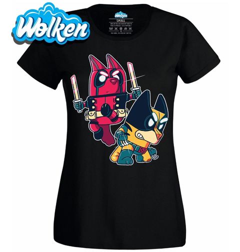 Obrázek produktu Dámské tričko Ninja Duo v Akci Deadpool a Wolverine