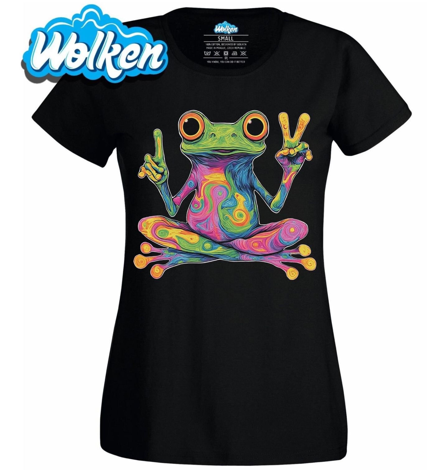 Dámské tričko Trippy Žába Vibes.jpg