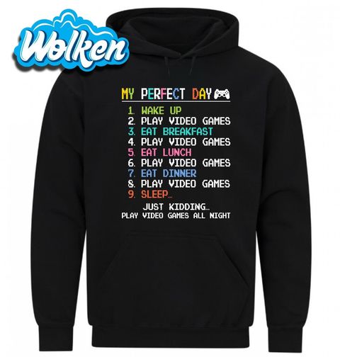Obrázek produktu Pánská mikina Můj Ideální Den Hráče My Perfect Day