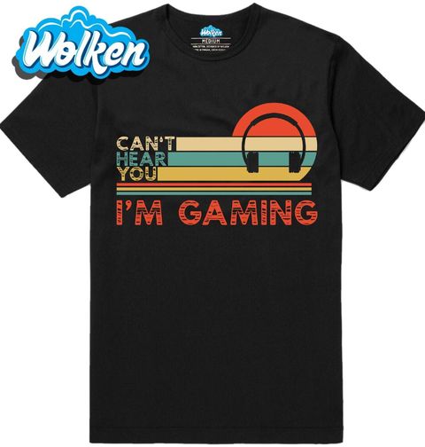Obrázek produktu Pánské tričko Neslyším tě, Hraju Can’t Hear You I’m Gaming
