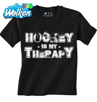 Dětské tričko Hokej Je Moje Terapie Hockey Is My Therapy.jpg