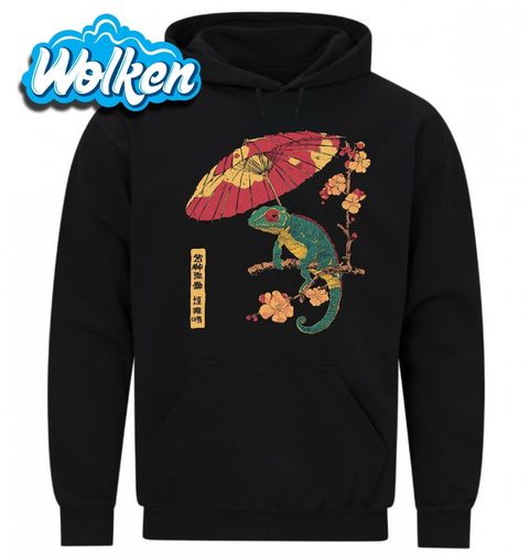Obrázek produktu Pánská mikina Japonský Chameleon na Větvi Sakury