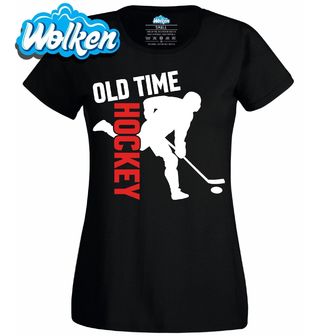 Dámské tričko Staré Časy Hokeje Old Time Hockey.jpg