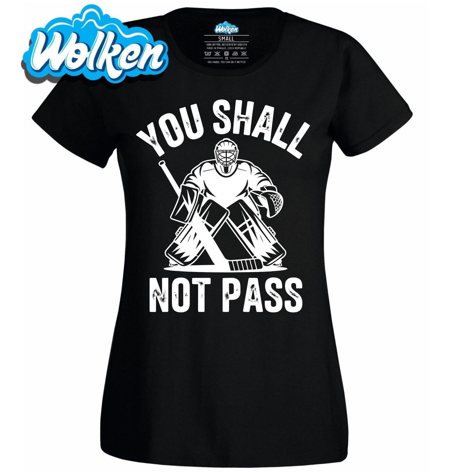 Dámské tričko Brankář Přeze mě neprojdeš You Shall Not Pass.jpg