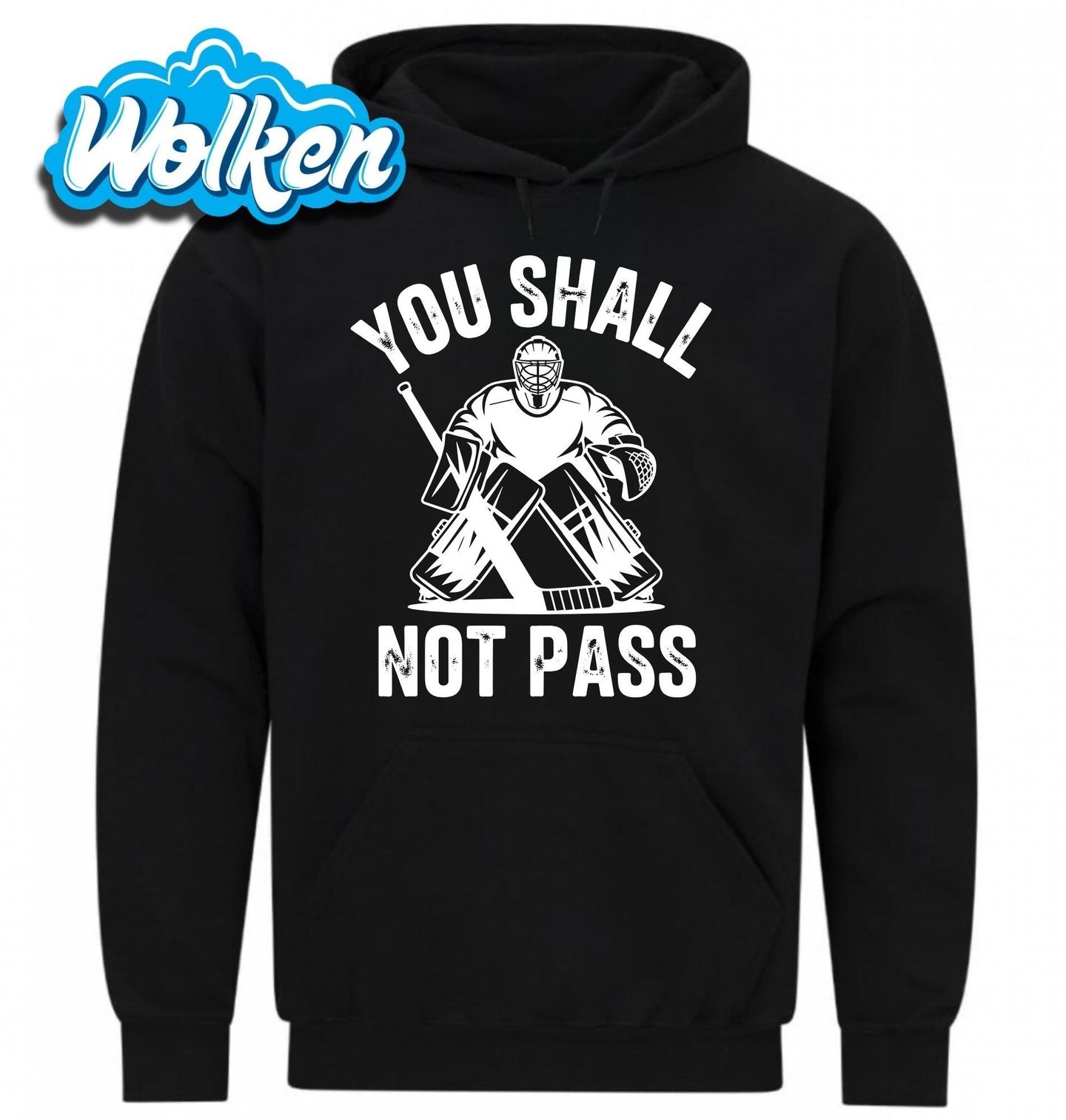 Mikina Brankář Přeze mě neprojdeš You Shall Not Pass.jpg