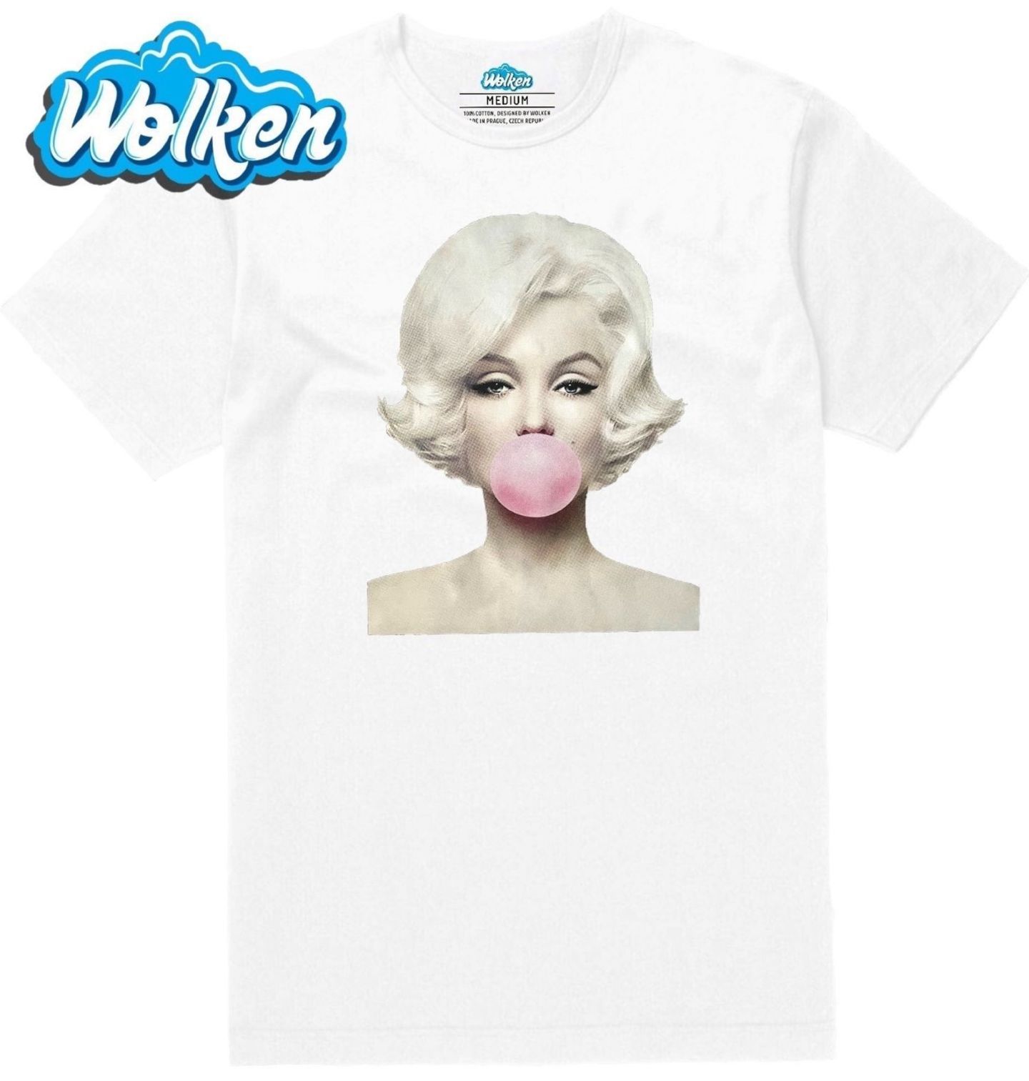 Pánské tričko Marilyn Monroe se žvýkačkou (Skladem S-5XL).jpg