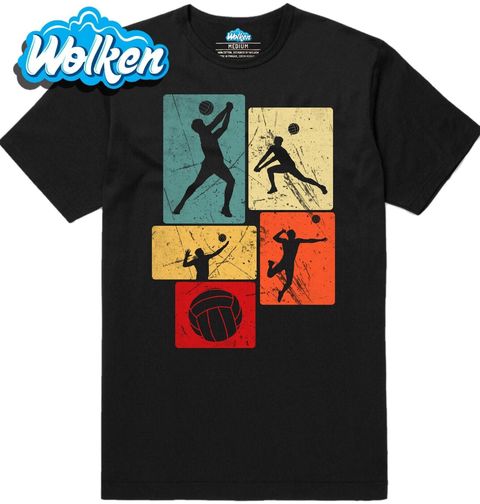 Obrázek produktu Pánské tričko Retro Volejbalový Zápas