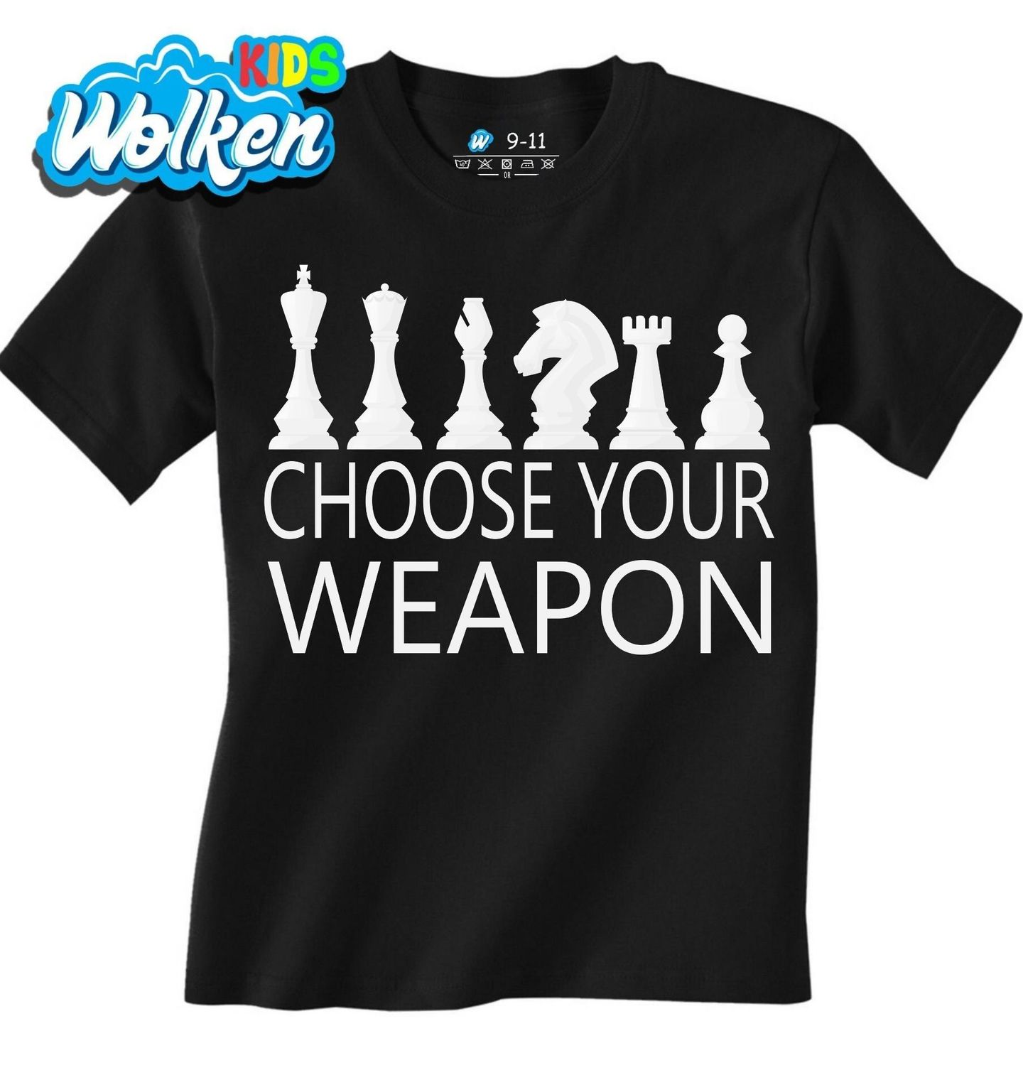 Dětské tričko Šachy Vyber si Svou Zbraň Choose Your Weapon.jpg