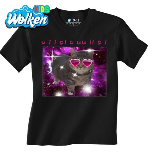 Obrázek produktu Dětské tričko Galaktická Kočka Meme Spinning Cat OIIAA OIIAA