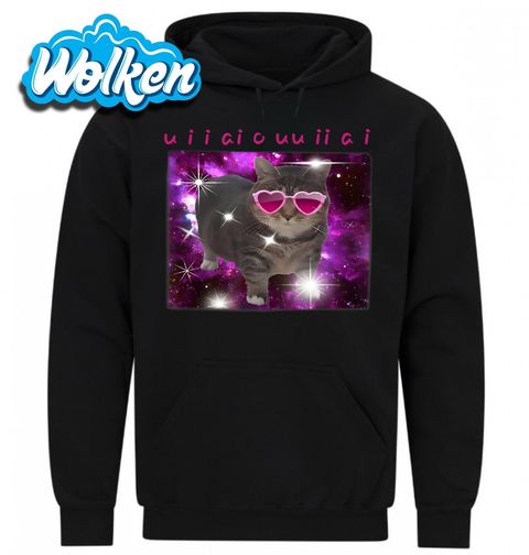 Obrázek produktu Pánská mikina Galaktická Kočka Meme Spinning Cat OIIAA OIIAA
