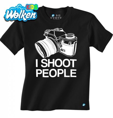 Obrázek produktu Dětské tričko I shoot people "Fotím/Střílím lidi."