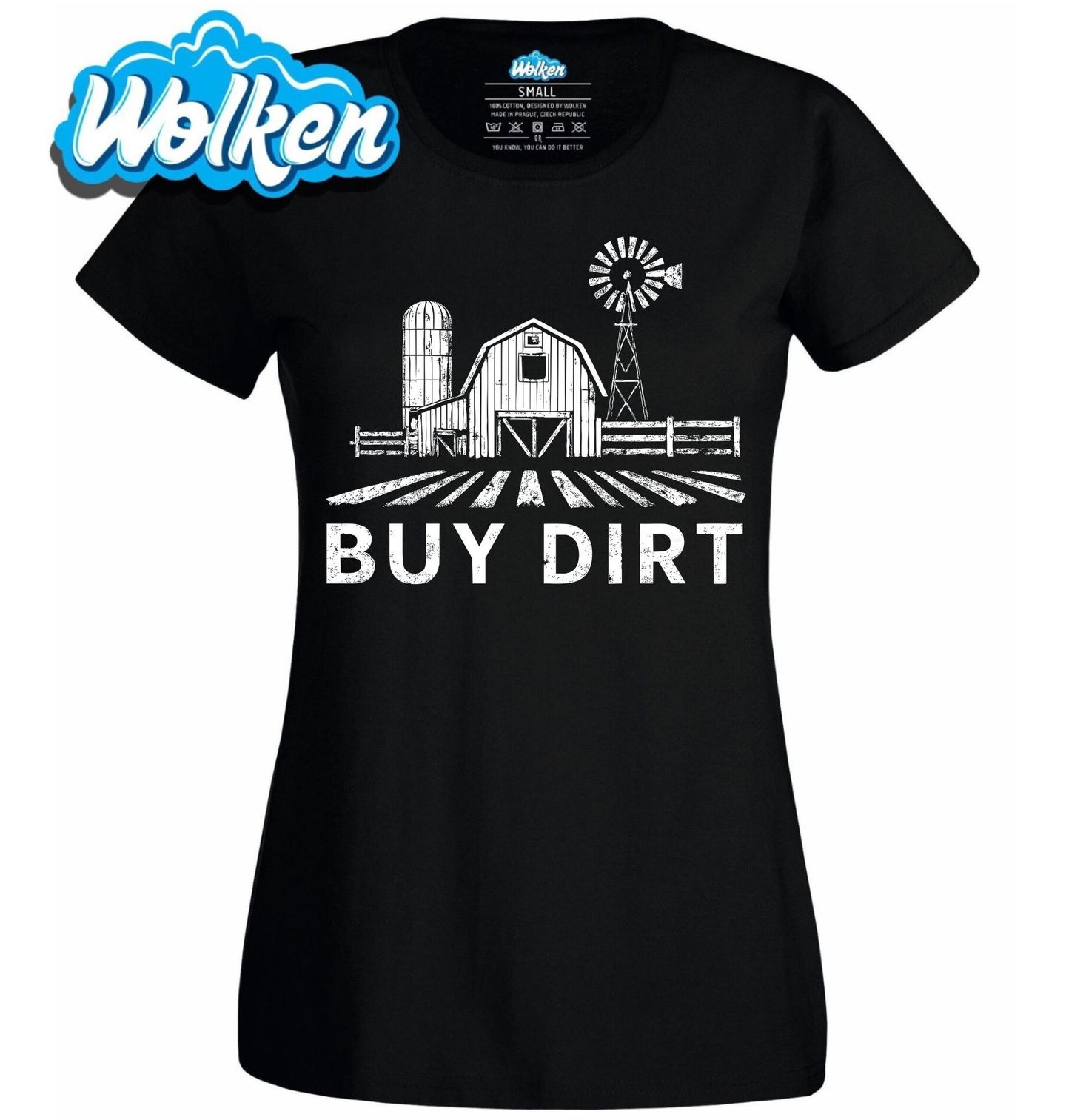 Dámské tričko Stodola a Větrný Mlýn Buy Dirt.jpg