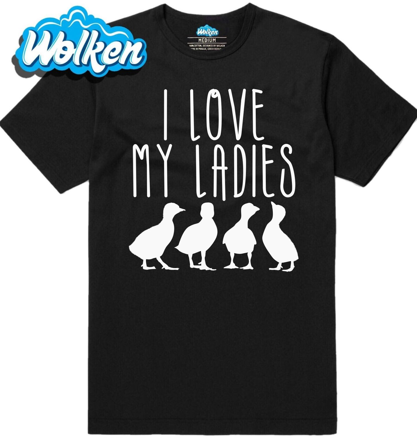 Pánské tričko Miluju svoje Kachní Dámy I Love My Ladies.jpg