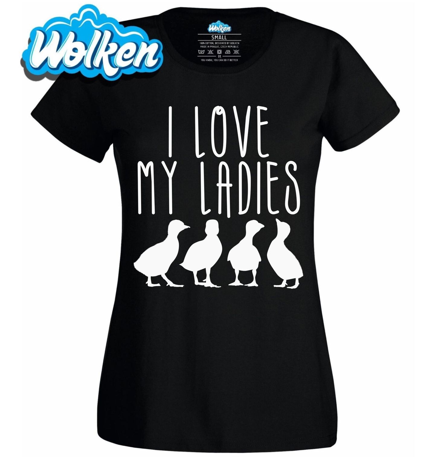 Dámské tričko Miluju svoje Kachní Dámy I Love My Ladies.jpg