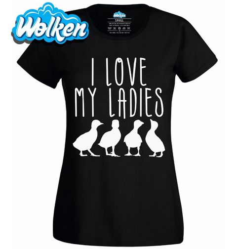 Obrázek produktu Dámské tričko Miluju svoje Kachní Dámy I Love My Ladies