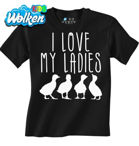 Obrázek produktu Dětské tričko Miluju svoje Kachní Dámy I Love My Ladies