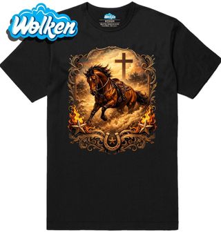 Pánské tričko Kůň Víry a Svobody Quarter Horse.jpg