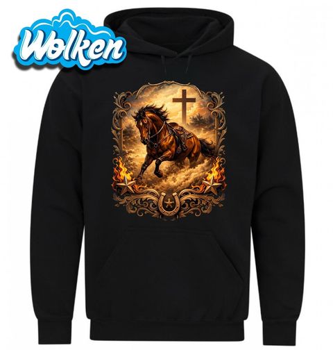 Obrázek produktu Pánská mikina Kůň Víry a Svobody Quarter Horse