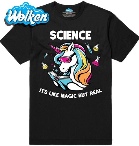 Obrázek produktu Pánské tričko Jednorožec Science It’s Like Magic But Real