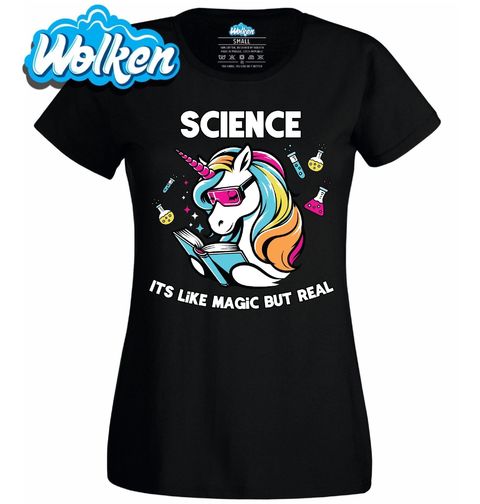 Obrázek produktu Dámské tričko Jednorožec Science It’s Like Magic But Real