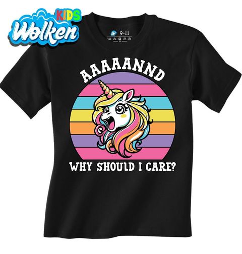 Obrázek produktu Dětské tričko Jednorožec Aaaand Why Should I Care?
