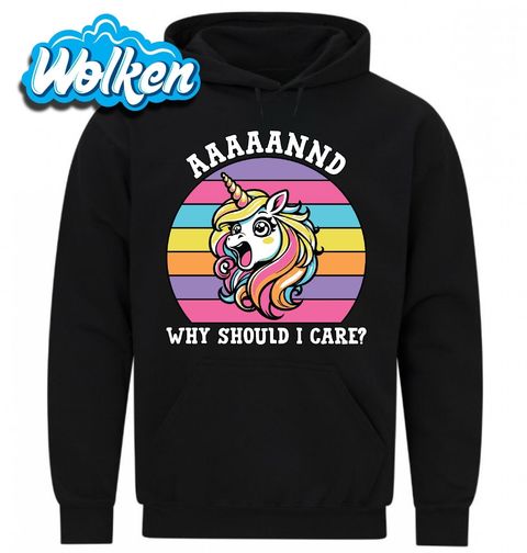 Obrázek produktu Pánská mikina Jednorožec Aaaand Why Should I Care?