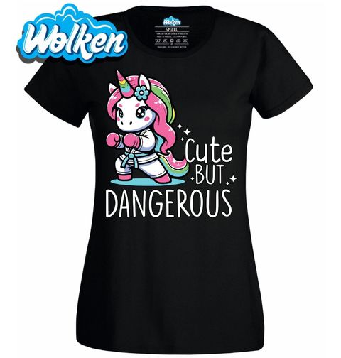 Obrázek produktu Dámské tričko Boxující Jednorožec Cute but Dangerous