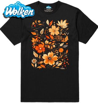Pánské tričko Podzimní Květiny Boho.jpg