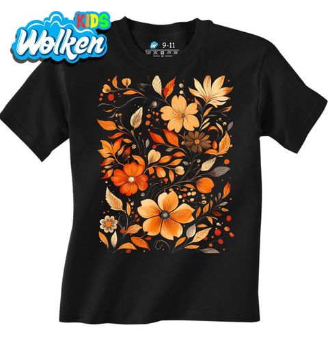 Obrázek produktu Dětské tričko Podzimní Květiny Boho