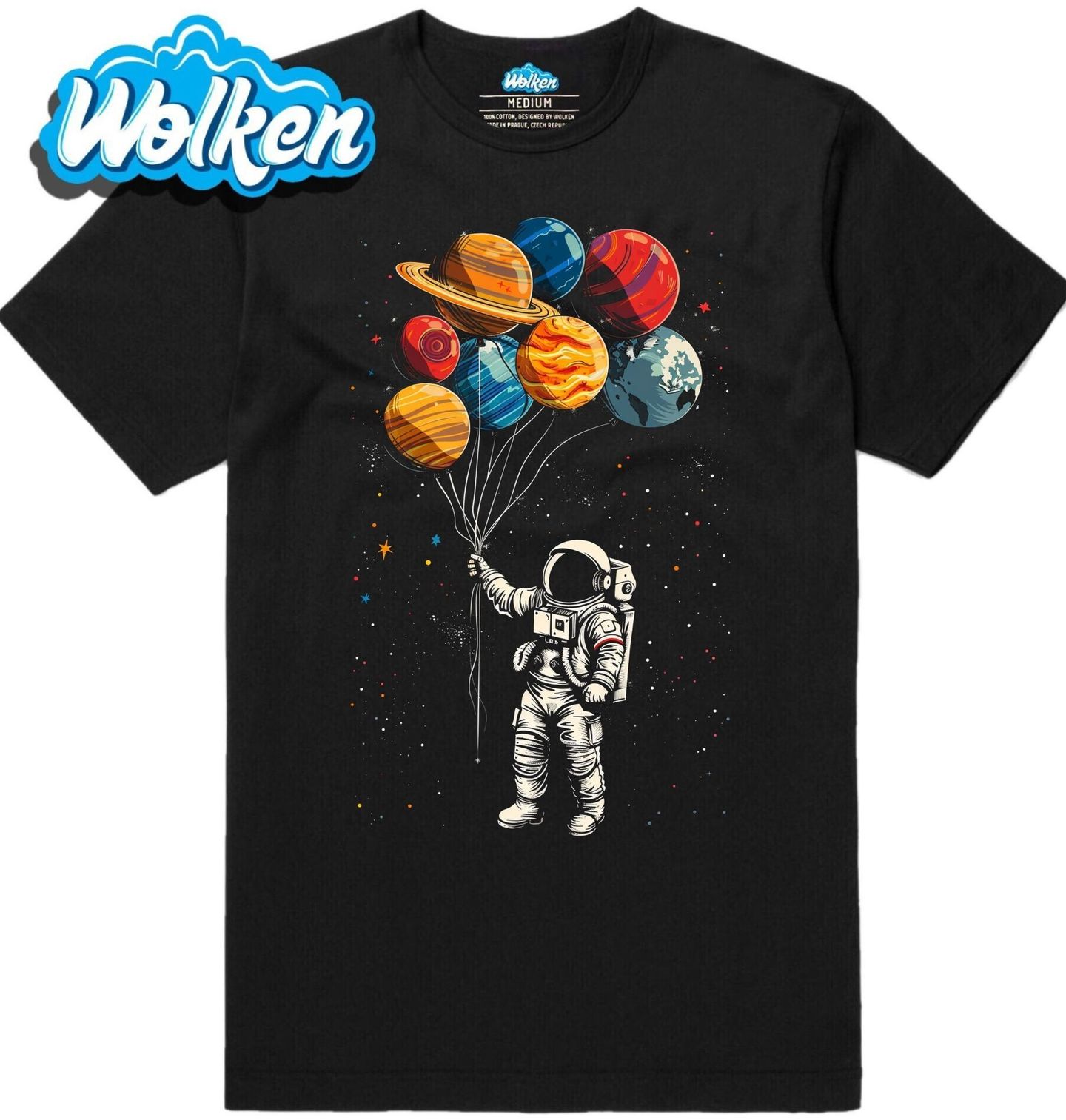 Pánské tričko Astronaut s Vesmírnými Balónky.jpg